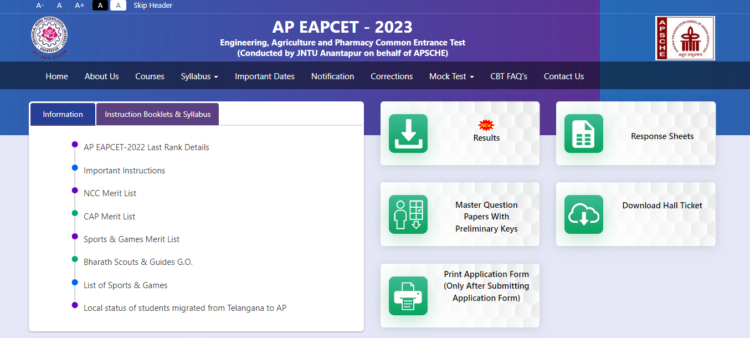AP EAMCET 2023 results